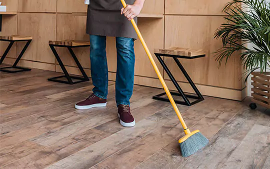 Hardwood Floor Sweeping | In and Out Flooring